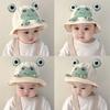 Cute Frog Baby Sun Hat Spring Autumn Thin Breathable UV Protection Cap For Toddlers Boys Girls Outdoor Travel
