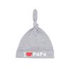 Spring Summer Love Papa Mom Newborn Baby Hat Infant Toddler Cotton Cap Cute Layer Solid Headwear for 0-3 Months Boys Girls