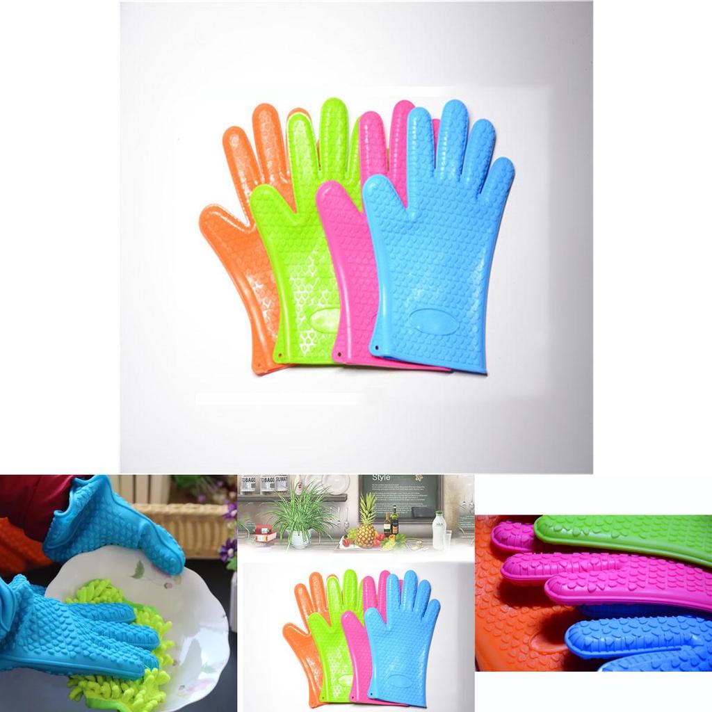 Versatile Silicone Heat Resistant Gloves For Kitchen Oven Grill And Bbq Adventures