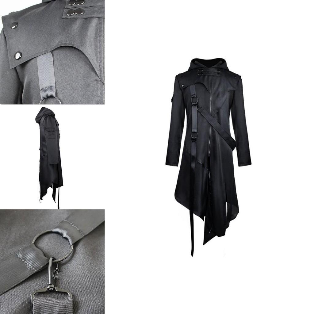 Hochwertiger Gotischer Frack für Herren Ideales Cosplay Kostüm Halloween