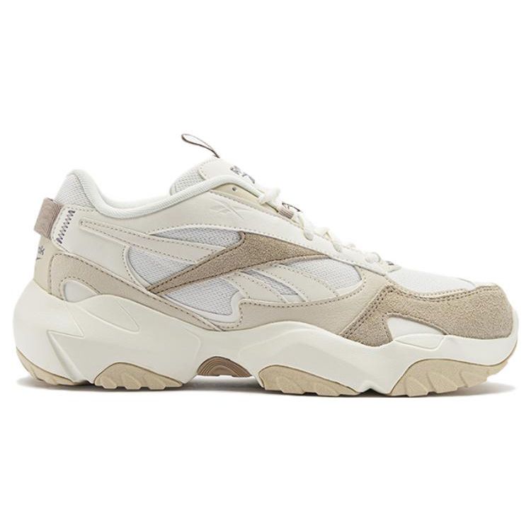 Reebok Fluffipuff Synthetic Leather Comfortable Versatile Shock Absorbing Durable Breathable Low Top Dad Shoes Unisex Shoes HP7725