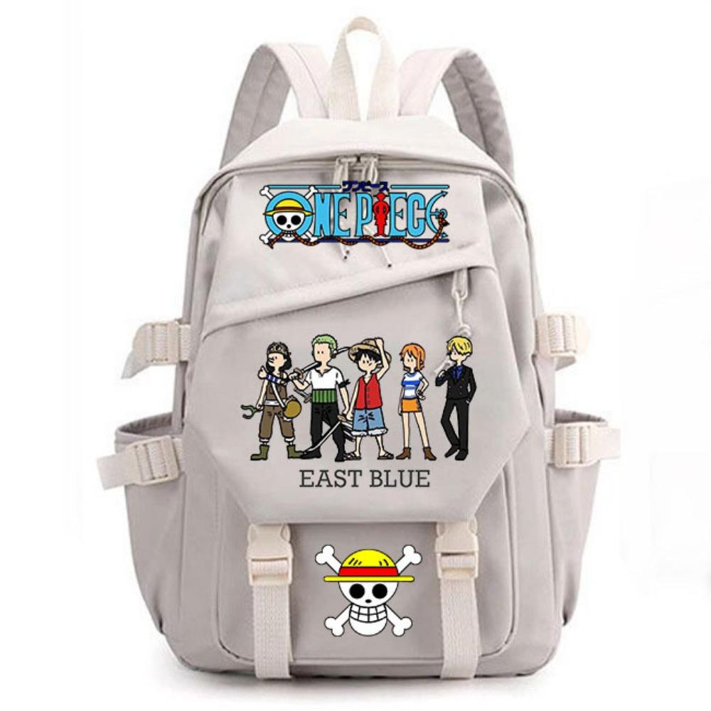 Anime ONE PIECE Schoolbag Children's Backpack Primary School Bag Male and Female Junior High School Students College Students Campus Backpack
