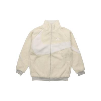 Damen Wendbare Boa Jacke mit großem Swoosh Asiatische Größe BQ6546-070