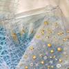Gold Stamped Shell Conch Scallop Starfish Pearl 5D Embossed Self Adhesive Nail Art Stickers Delicate Ocean Style Manicure Decals