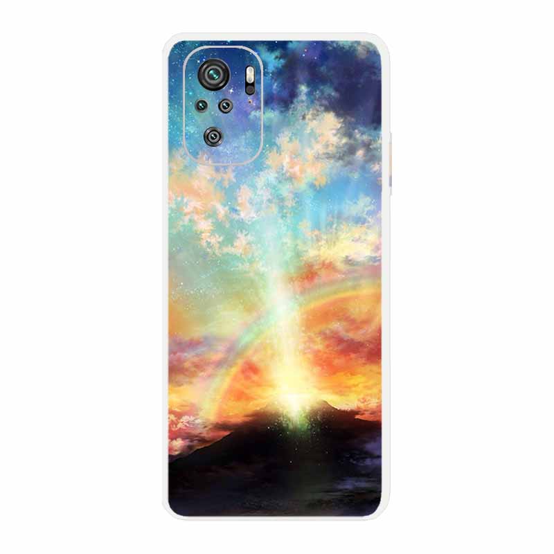 Für Xiaomi Poco M5 Klare Hülle Mode Bemalte Silikon Weiche Rückabdeckung Für Xiaomi Poco M5 Transparente Handyhülle POCO M 5 Hülle