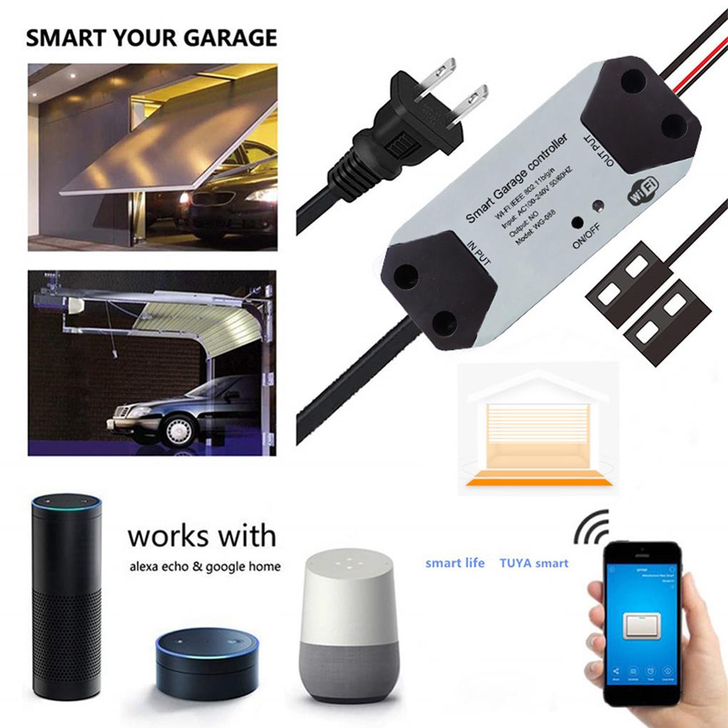 Smart Wi-Fi Garage Door Opener Controller Garage Door Motor Kit Garage Accessory APP Remote