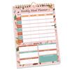 Detachable Daily Meal Planner with Horizontal Ins Style for Self-Discipline and Time Management Sticky Notes