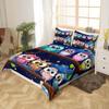 Home Textiles Owl Three-Piece Animal Digital Printing Quilt Pillowcase Bedding