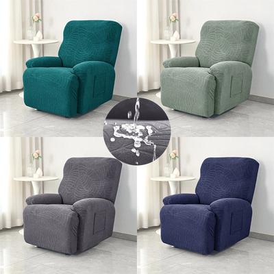 Leaves Jacquard Recliner Chair Cover Elastic Spandex Single Sofa Covers Armchair Slipcover Chair Covers Couch Protector