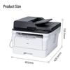 Deli M3400FDN Black & White Laser Multifunction Printer CN plug (adapter included)