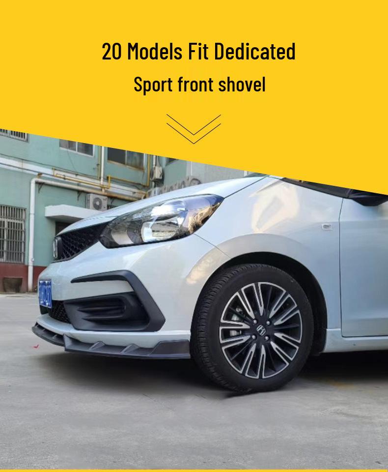 Three-Section Front Lip Exterior Trim for 2020 Model Fit Sport