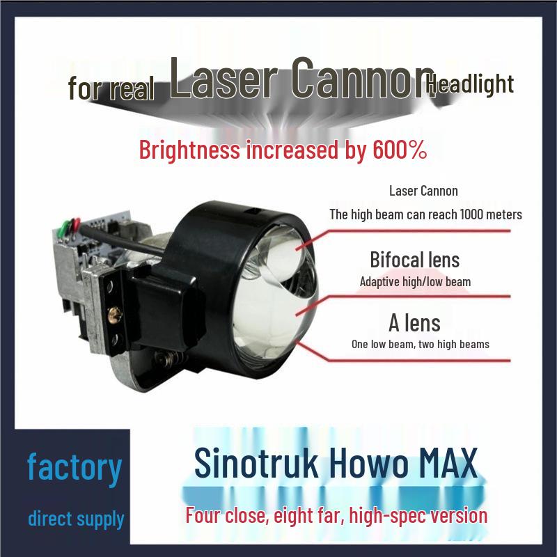 LED Bi-Xenon Headlights for Shaanxi Delong F3000 and M3000 Trucks - Four High/Low Beams