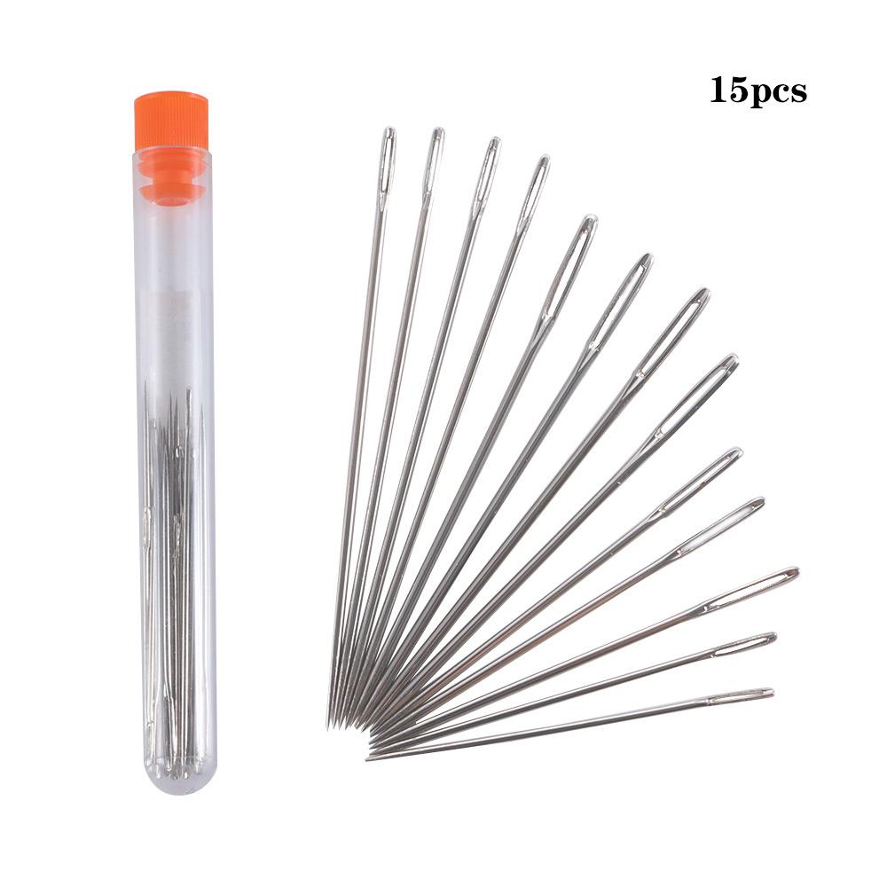 

5 Sizes Rustproof Sewing Blunt Needles Crafting Household Sewing Tool Cross Stitch Needles Large Eye Needles Embroidery Tool