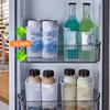 Door Organizer Storage Basket Vertical Design Space-saving High Capacity Refrigerator Side for Refrigerator