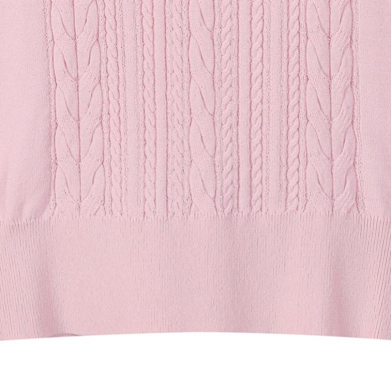 Lap Color Block Short Sleeve Knit As1kh266