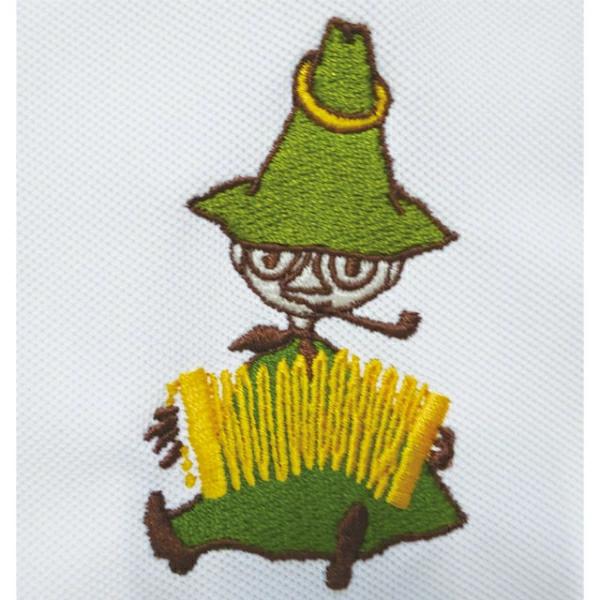 Moomin Snufkin Dry Polo Shirt L Size Clothing White MOOMIN