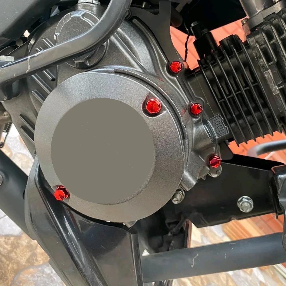 30 ks Krytky šroubů a matic pro motocykl Dekorativní plastové šrouby Motocyklové příslušenství pro Yamaha Kawasaki Honda Suzuki