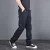 Men's Plus Size Pure Cotton Casual Pants - Spring/Autumn Trendy Workwear 2024