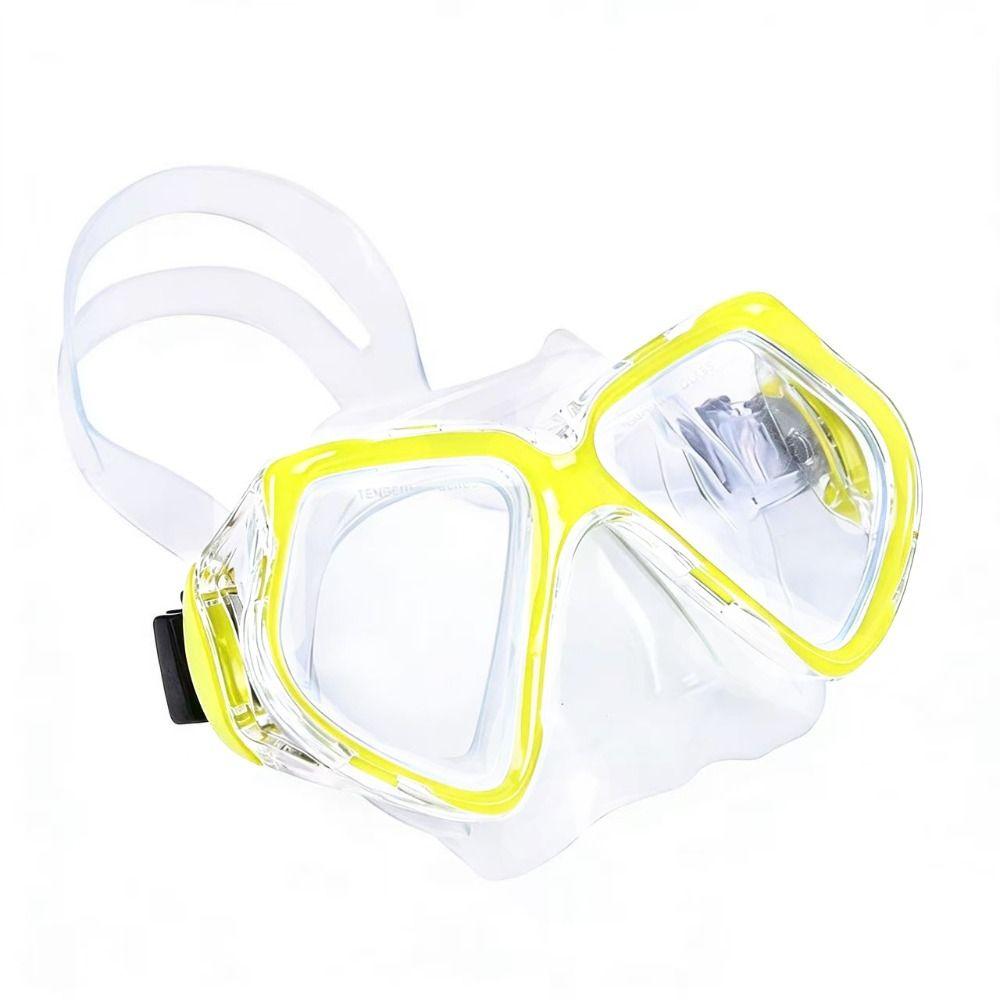 Adjustable Strap Diving Glasses With Nose Cover Underwater Mask Summer Snorkel Mask  Swim Eyewear