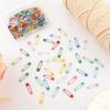 120Pcs Mini Safety Pins with Clear Case 19mm Metal Safety Pins Set for Clothes Sewing Jewelry DIY Plush Toy Garment Hang Tag