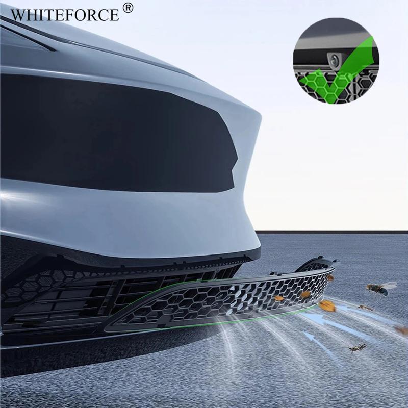 Grille Mesh erts for Tesla Model 3 Highland Front Air Inlet Vent Grille Cover Replacement for New Model 3 Anti-ect Net ABS