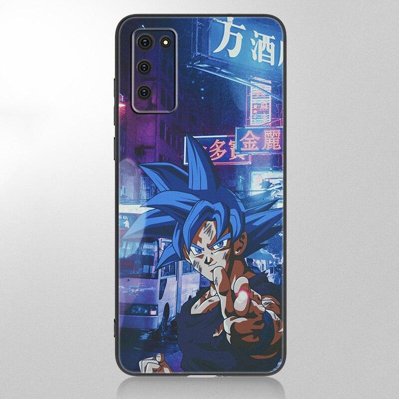 Japan Anime Sohn Goku Fall Für Samsung Galaxy A12 A02S A22 A32 A52 A72 A71 A51 A41 A31 A21 A11 A50 A70 a10S A20S Schwarz Soft Cover