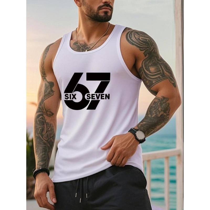 

Great for Tennis & Racquet Sports, Men s Athletic Tank, Slim Fit & Comfortable XXL білий