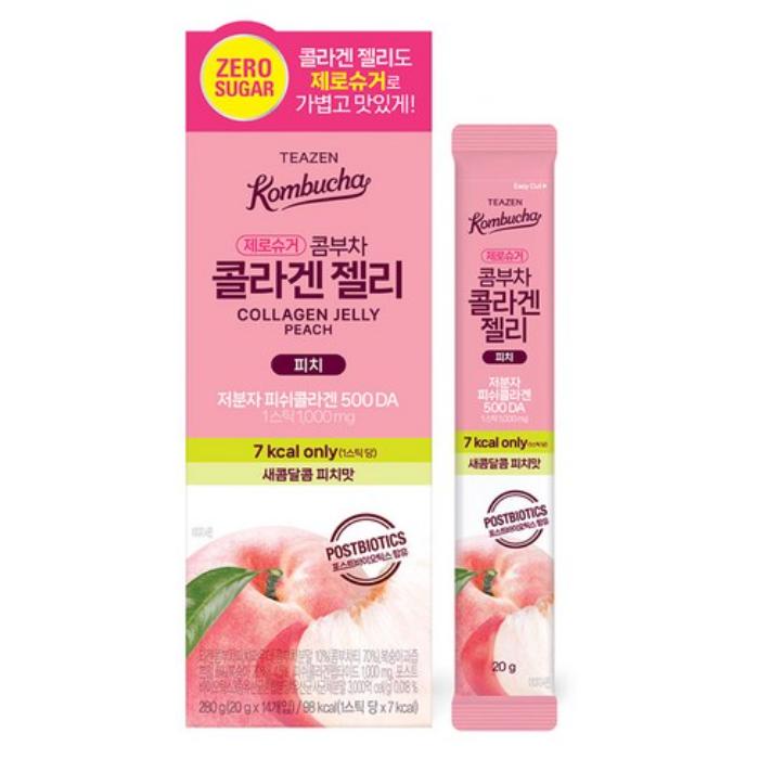

Teazen Kombucha Collagen Jelly (20g × 14 sticks) (3 Options) 28 Sticks