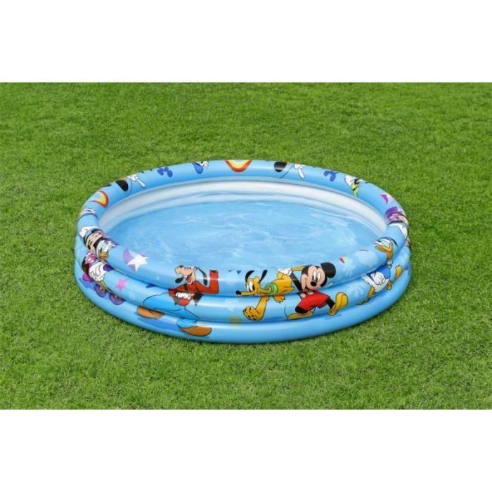 Piscine Gonflable - BESTWAY - Disney Junior Mickey - Multicolore - 3 À 12 Ans - Extérieur