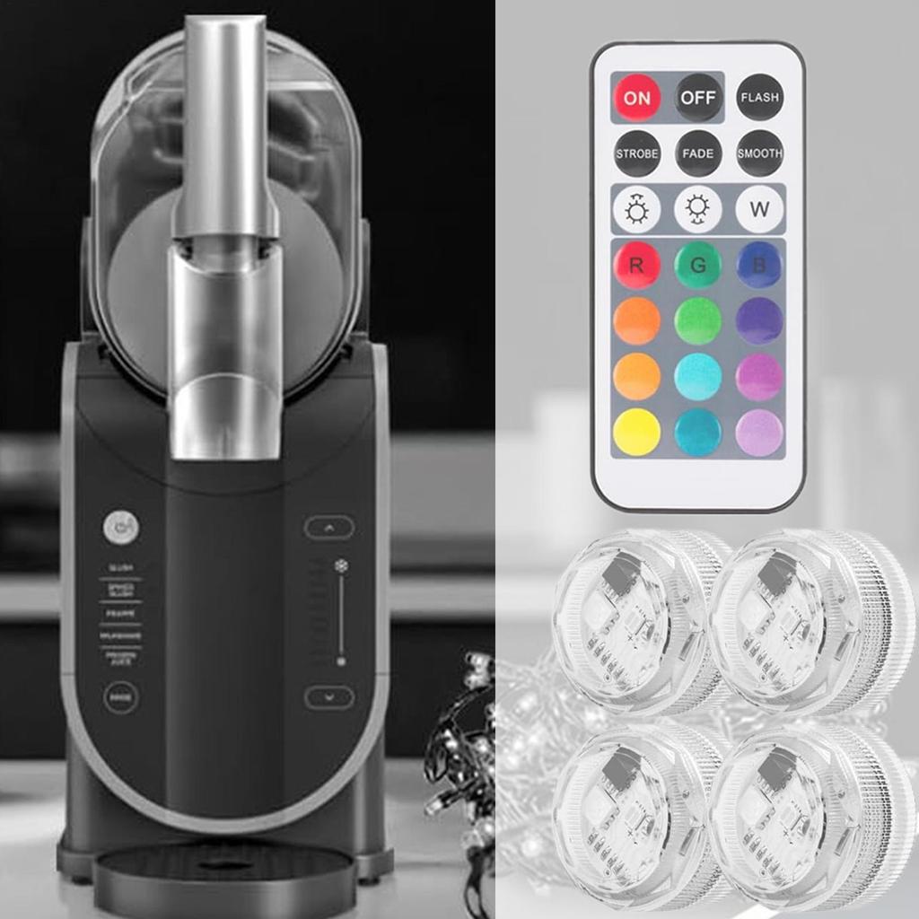 Battery Operated LED Underwater Lights Remote 13 Colors/4 modes Submersible Led Lights Tea Lamp For Xmas Valentine's Day Party