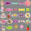 50 Colorful Candy Doodle Personalized Cartoon Children's Guka DIY Mobile Case Suitcase Stickers Waterproof