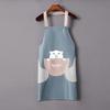 Kitchen Household Apron Anti-Fouling Hand-Wipeable Apron Stain-Resistant High-Looking Dining Apron Oil-Proof