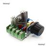 2000W Thyristor AC Spannungsregler & Motor Drehzahlregler mit 220V Drehknopf und Temperaturregelung