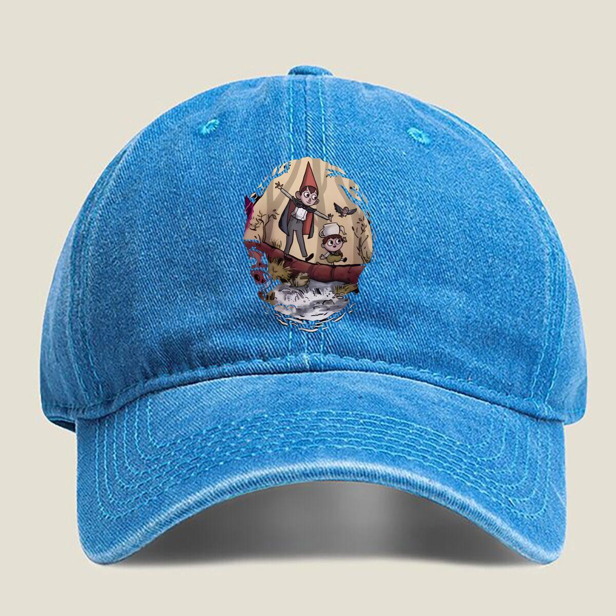 

Gnome Camp Adventure Fashion Washed Baseball Cap Outdoor For Womens Unisex Female Beach Dad Hat Hip Hop One Size озеро синього кольору