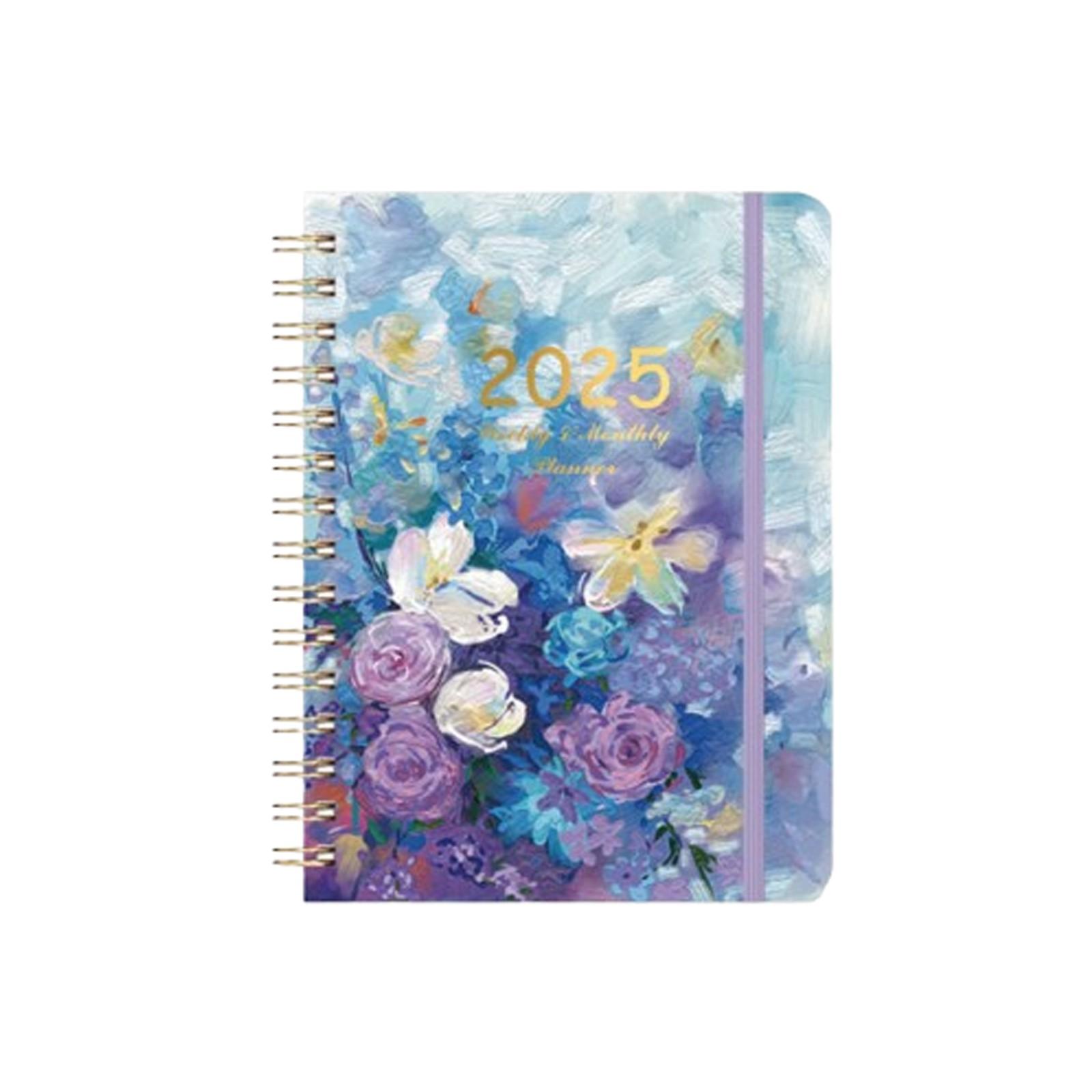 

Блокнот Daily Planner A5 Coil Schedule 2025 One Size