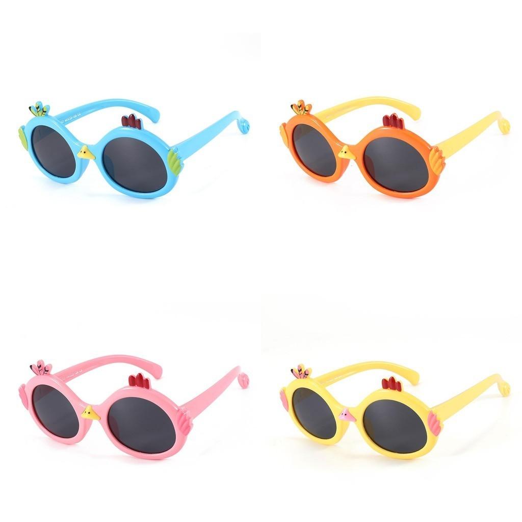 Fashionable Polarized Childrens Sunglasses Cartoon Chick Style Protection Uv