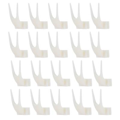 20PCS Bird Fruit Fork Plastic Birds Food Feeder Tool Pet Supplies Birdcage Accessory