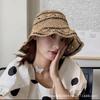 Linyi straw hat produces new foldable versatile sunshade sunscreen travel vacation straw hat spring and summer hat women