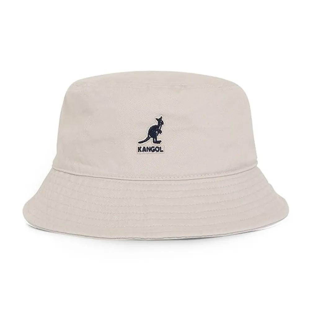 KANGOL K4224HT KHAKI Washed Bucket Hat K4224HT KHAKI (XL)