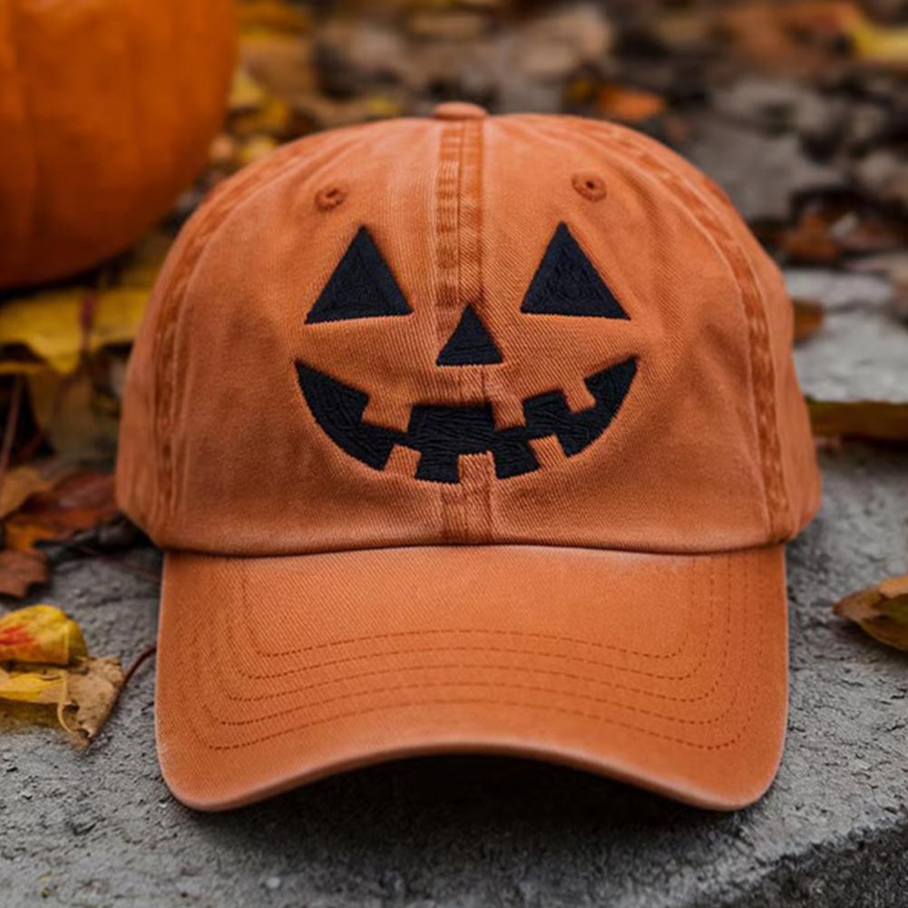 Halloween Hat Baseball Cap Adjustable Halloween Trucker Hat Baseball Hat for Men and Women