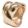 Ete K10 Cross Design Single Ear Cuff Earring Yellow GoldUsed
