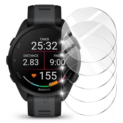 Ekrano apsauga Garmin Forerunner 165 Music Grūdintas stiklas Apsauga Garmin Forerunner 165 Atsparus įbrėžimams stiklinis plėvelė