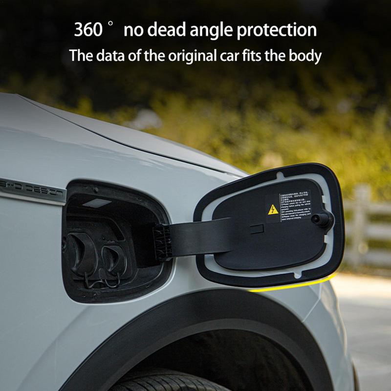 For BYD Atto 3 EV 2022 2023 Car Charging Port Rubber Sealing Ring Dust Cover Charging Port Protective Ring Waterproof Accessorie