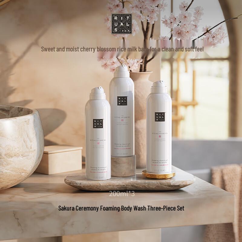 RITUALS The Ritual of Sakura Foaming Shower Gel 3-Pack Gift Set