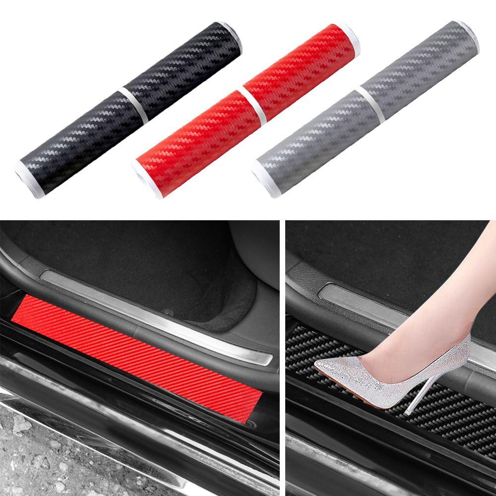 

PVC Auto Protective Pad Carbon Fiber Car Edge Board Scuffproof Decal Strip