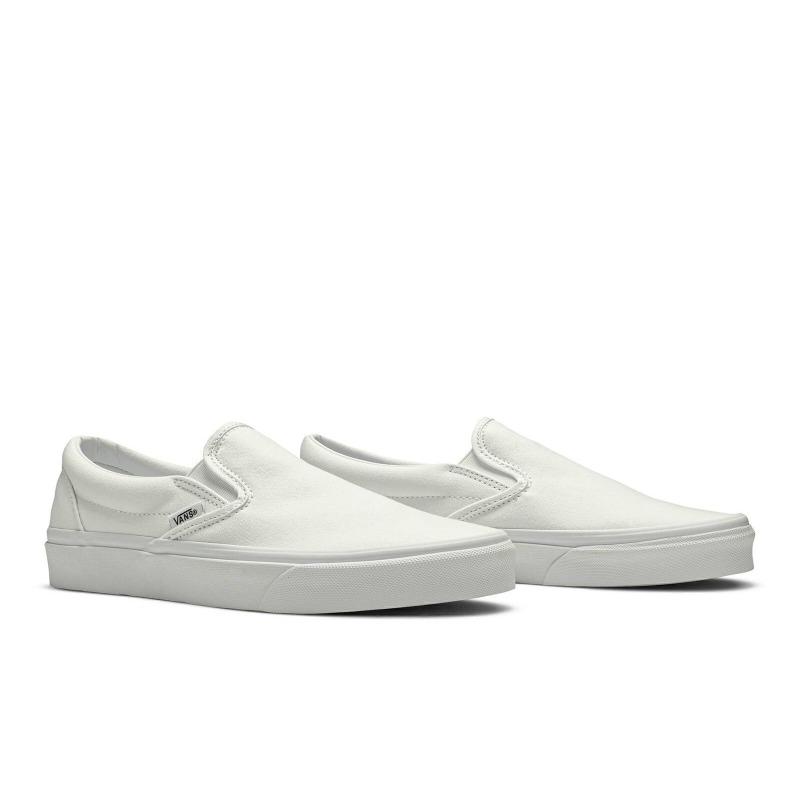 Vans Classic Slip-On 'White Canvas' VN000EYEW00 Men's Shoes
