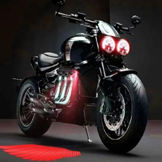 1 Pair Motorcycle Logo LED Light Motorcycle Projector Light 3W Angel