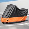 Motorcycle Cover: Thickened 210D Oxford Cloth, Rainproof, Sunproof, Dustproof, & Waterproof.