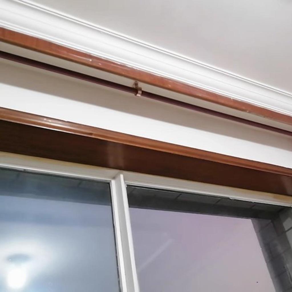 Aluminum Alloy Curtain Rod Brackets Adjustable Rod Holder for Curtains or Wardrobes Pack of 2