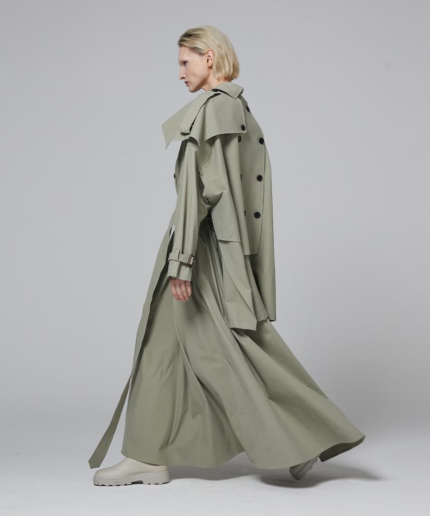 Meuameu Signature Trench Coat Dress